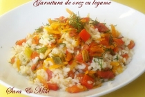 Garnitura de orez cu legume